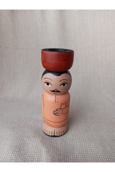 Arachchi Candle Holder - Peach